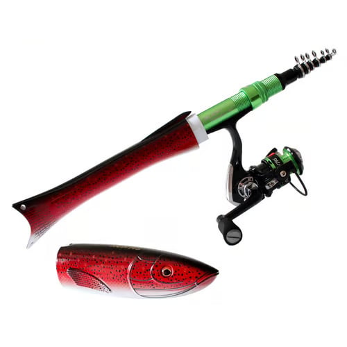 Stealth Pocket Rod: Laser-Coated Telescopic Mini Fishing System