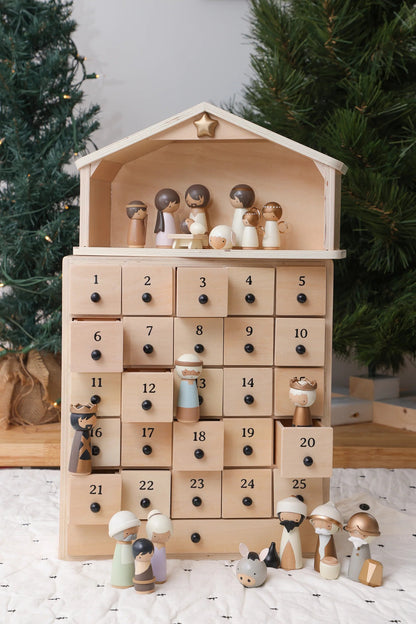 🔥 Last Day 57% OFF - ✝ Nativity Advent Calendar 2026 – Christmas Countdown with Nativity Figures
