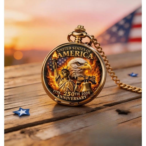 ⏳ ONLY 72 HOURS LEFT: USA 250TH POCKET WATCH — ⏳