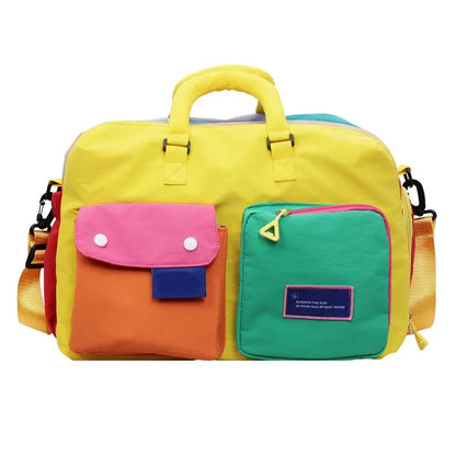 🏆LAST DAY SALE 49% OFF🔥Casual Color Block Overnight Bag