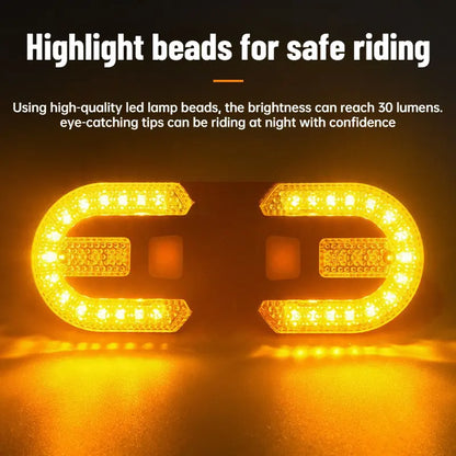 🚲Bike Turn Signals with Alarm | USB Charging, Wireless Remote, Split/Integrated Tail Light