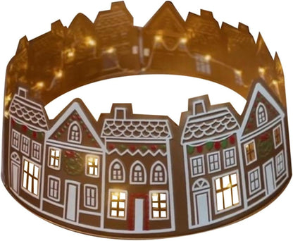 ✨LED Gingerbread Christmas Tree Collar✨