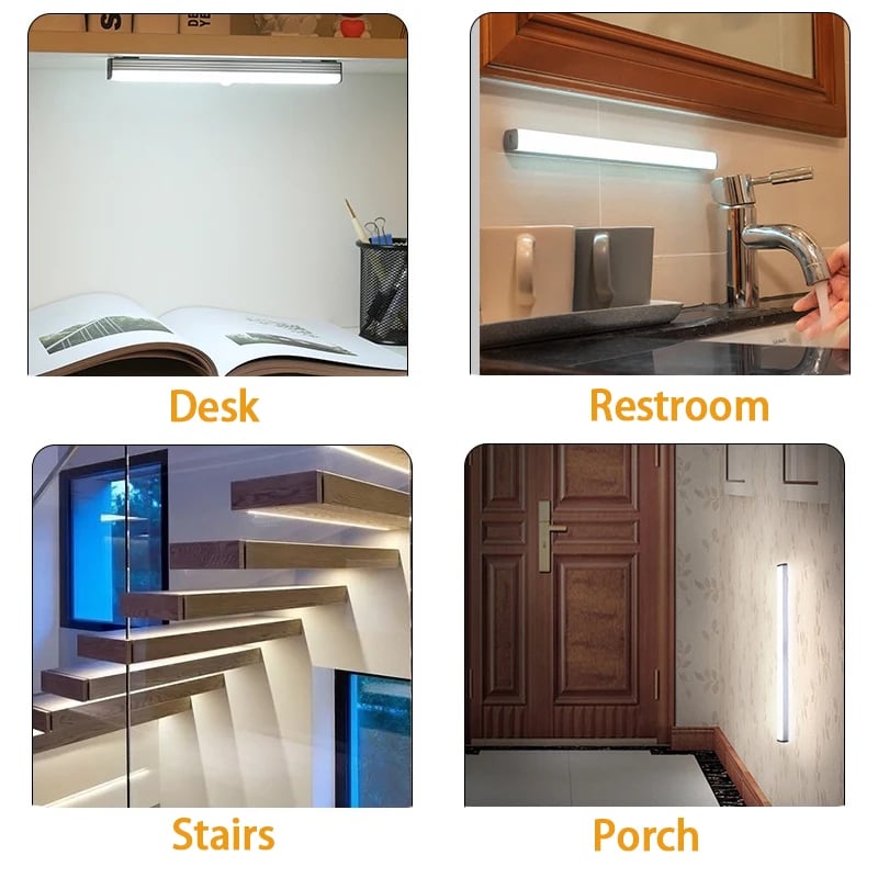 💡Punch-free Smart Sensor Magnetic Rechargeable LED Lights✈Fast Worldwide Shipping