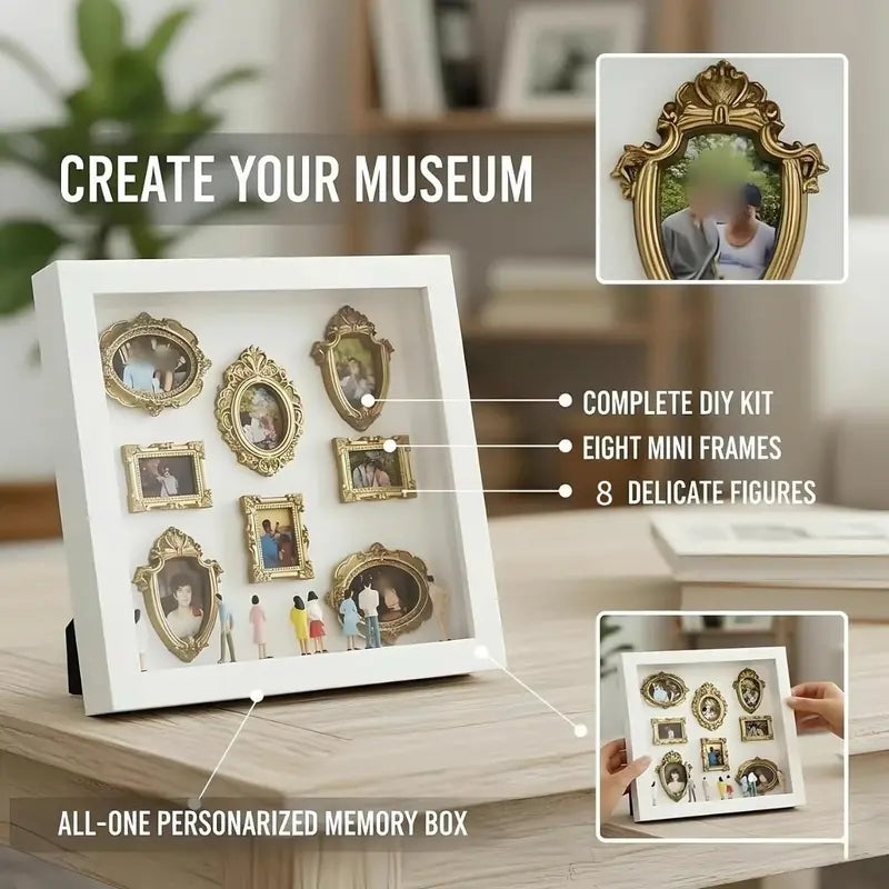 ✨DIY Mini Museum Silhouette Box – Celebrate Your Unique Memories in Style 💖