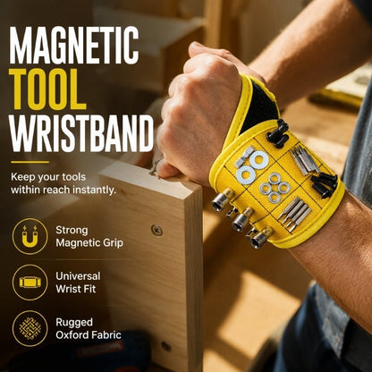 Magnetic Tool Holder,Practical Magnetic DIY Tool Wristband