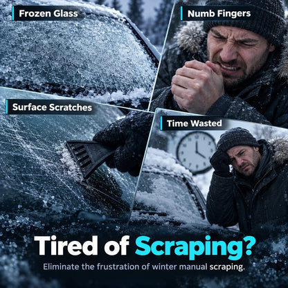 🚗Electromagnetic Snow Removal & 🛡️Anti-Freeze Device for Vehicles — Molecular Interference Technology