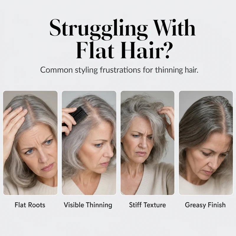 💁Buy 1 Get 1 Free✨Fluffy Hair Shaping Spray, Long Lasting Peach Scent Volumizing Hair Mist for All-Day Hold