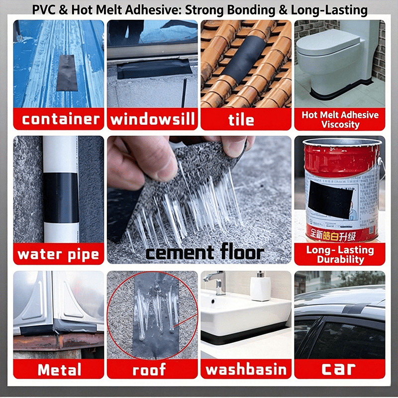 💧 Waterproof Repair  – Self-Adhesive PVC Leak Sealing Tape for Pipes, Hoses, Buckets & Outdoor Repairs