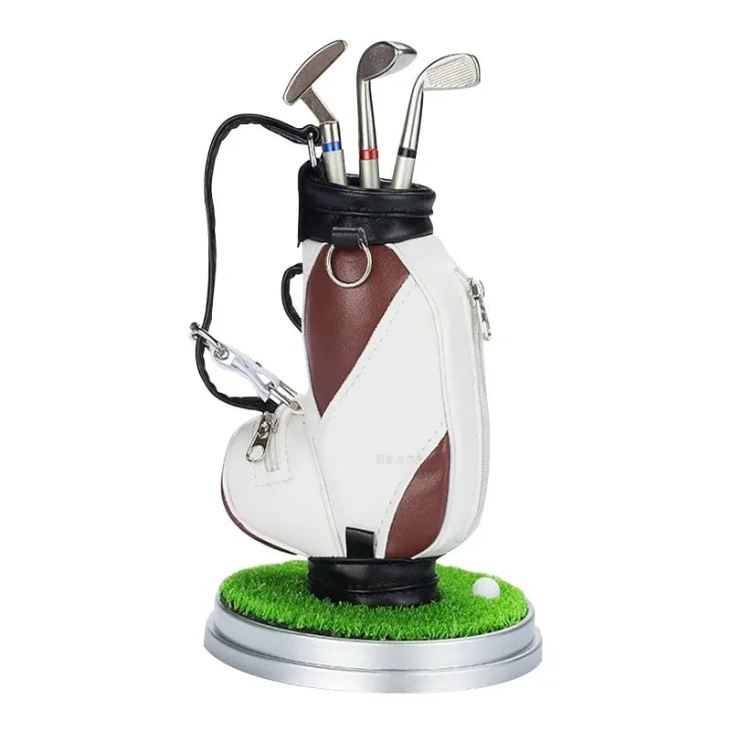 ⛳Bring the Fairway to Your Desk — Golf Pen Holder + 3-Pen Set