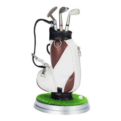 ⛳Bring the Fairway to Your Desk — Golf Pen Holder + 3-Pen Set