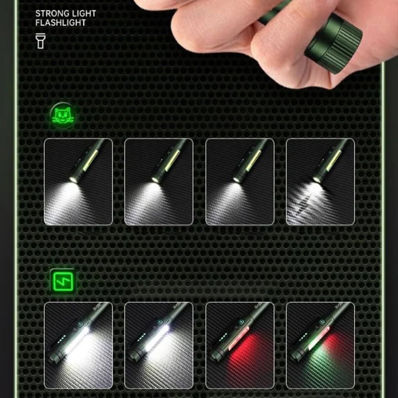 Multifunctional Pen-Shaped Strong Magnetic Work Light