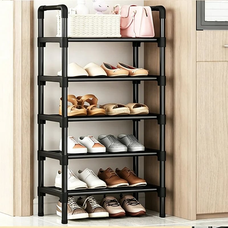 👟Multi-layer Shoe Storage Shelf | Sturdy· Stackable· Space-Saving