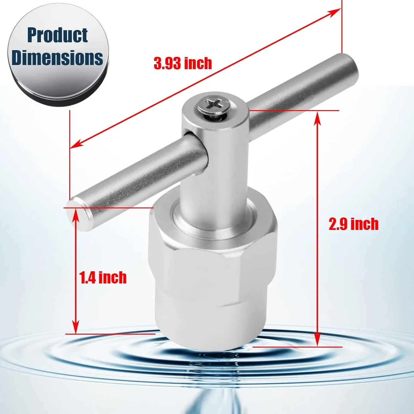 Cartridge Puller Tool for Moen 1200, 1222 & 1225 Faucets