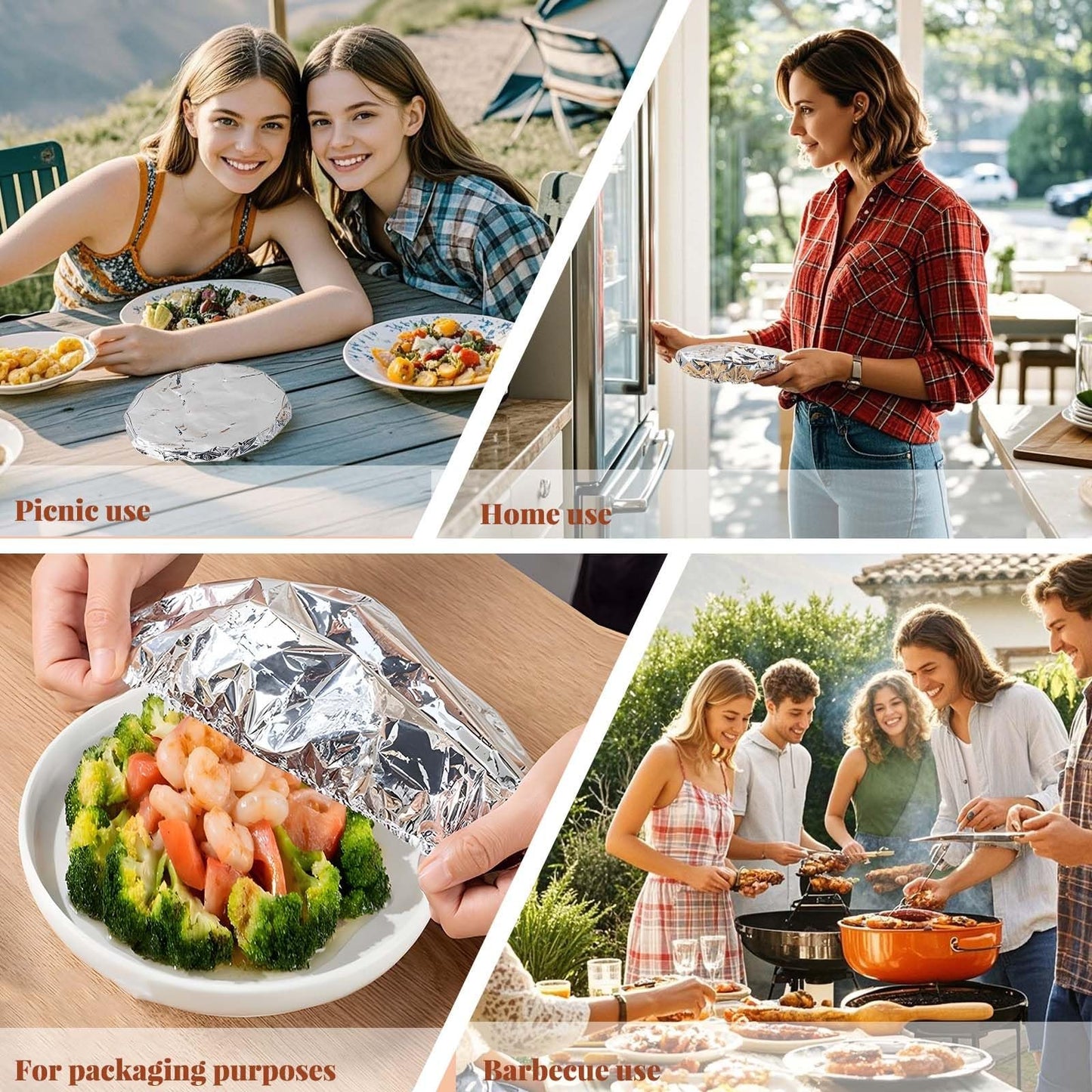 🔥🔥 LAST DAY 49% OFF- Reusable Aluminum Foil Food Covers
