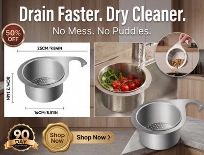 Stainless Steel Swan Sink Strainer Basket