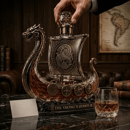 🐉 The Viking's Honour - Limited Edition Crystal Whiskey Decanter
