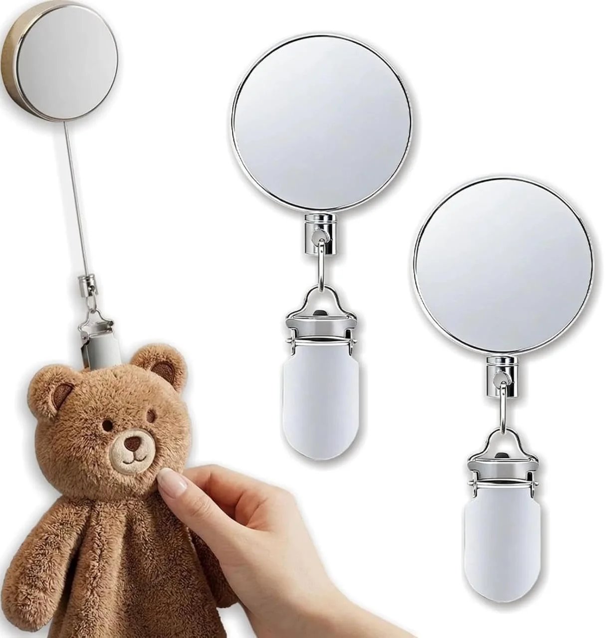 Retractable Towel Holder Clips