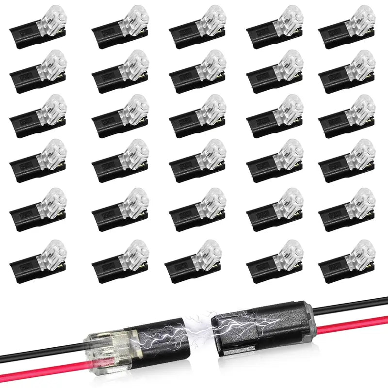 🔗 Double-Wire Plug-in Connector Led Light Strip Connectors 2 Pin