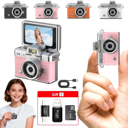 📸Mini Keychain Digital Camera – 32G Card & Charging Cable Included