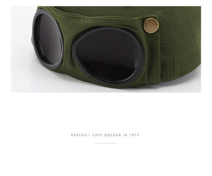 Men's Korean-Style Pilot Baseball Cap