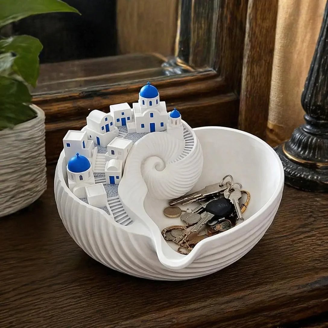 🌊Santorini Catchall Bowl