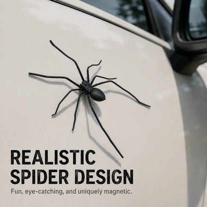 Funny Magnetic Spider Car Decor, Removable Magnet for Cars & Trucks ✅