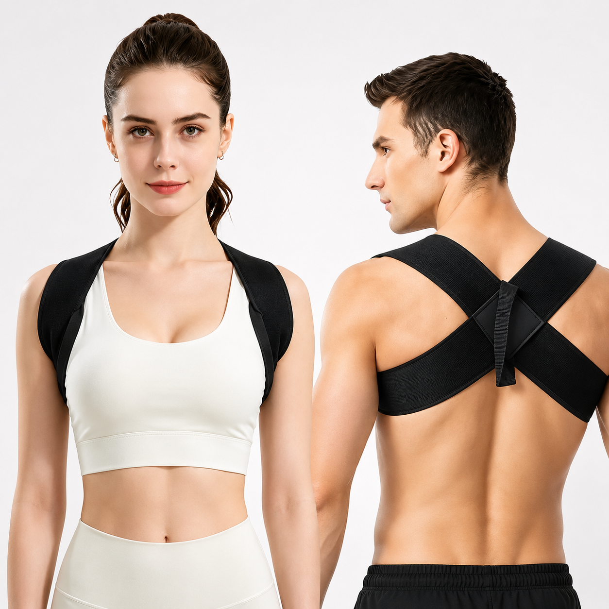 🔥LAST DAY 49% OFF🔥💪Posture Support Straps for Men & Women – Adjustable Shoulder Support for Everyday Wear