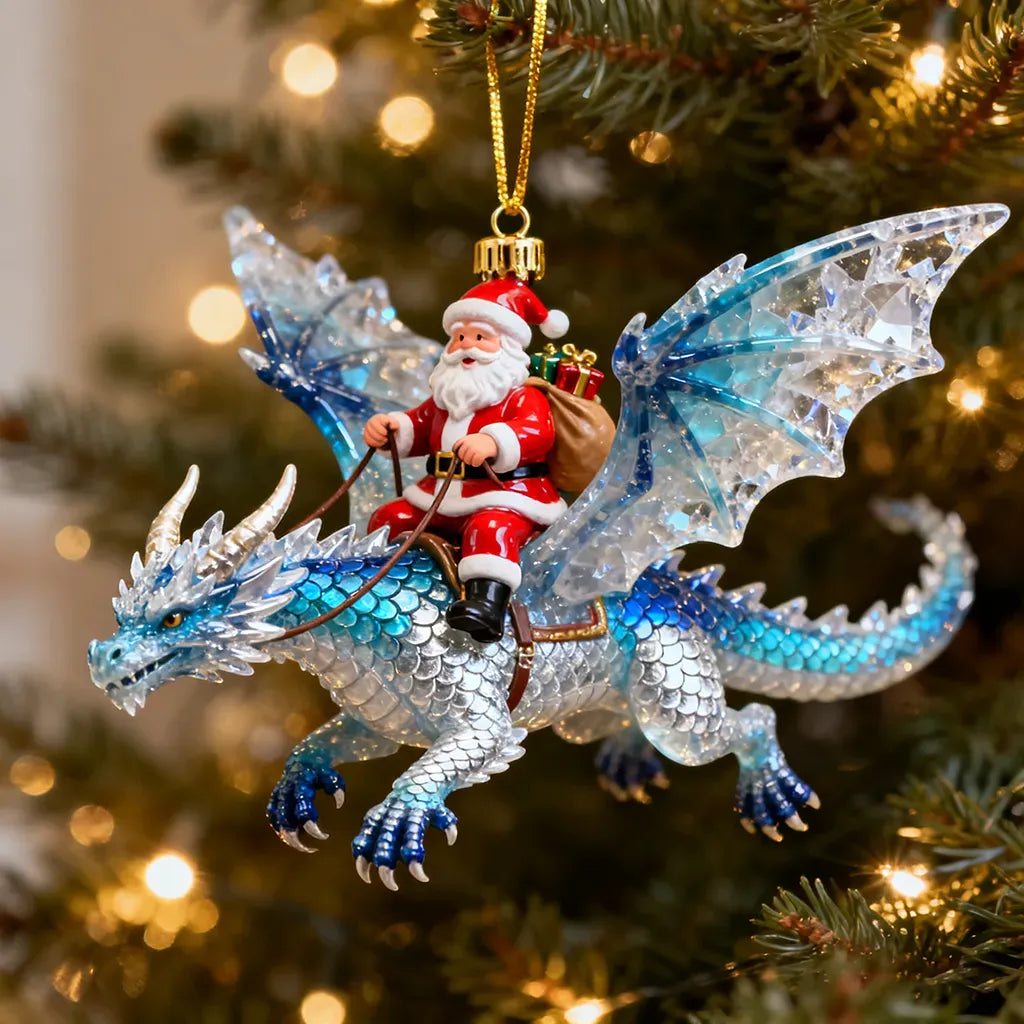 🎅Santa’s Dragon Riders Ornament Collection🎁