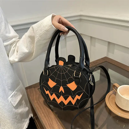 2026 Halloween Pumpkin Bag – Cute Crossbody & Shoulder Handbag for Women