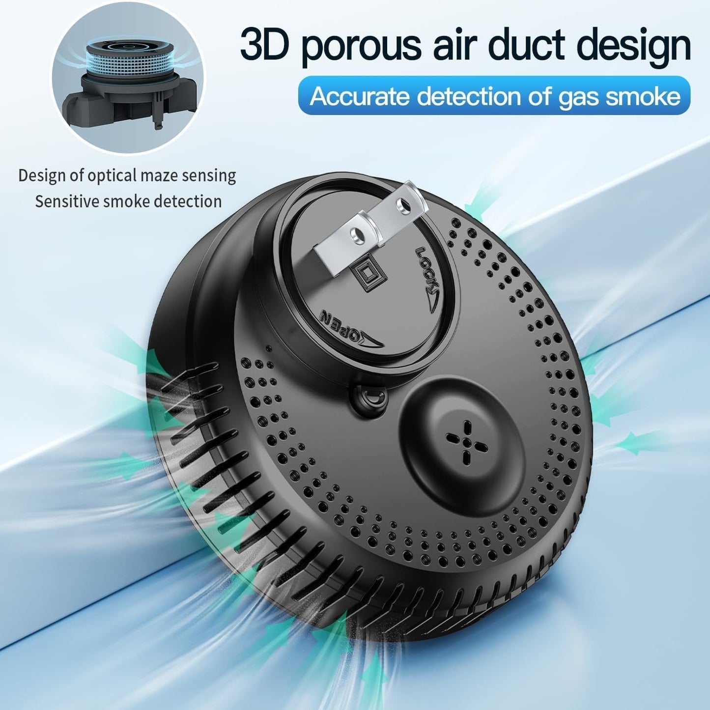 ✨Big Discount Up to 49%🔥Prevent Hidden Dangers: Multi-Function Carbon Monoxide & Smoke Detector for Every Room