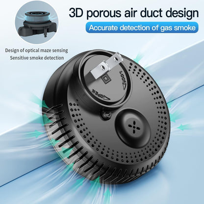 ✨Big Discount Up to 49%🔥Prevent Hidden Dangers: Multi-Function Carbon Monoxide & Smoke Detector for Every Room