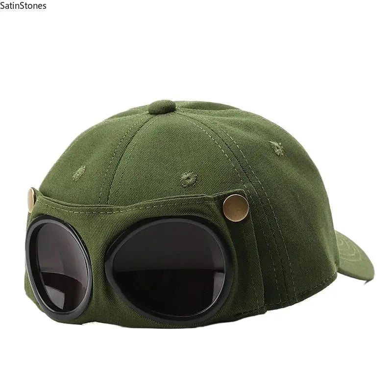 Men's Korean-Style Pilot Baseball Cap