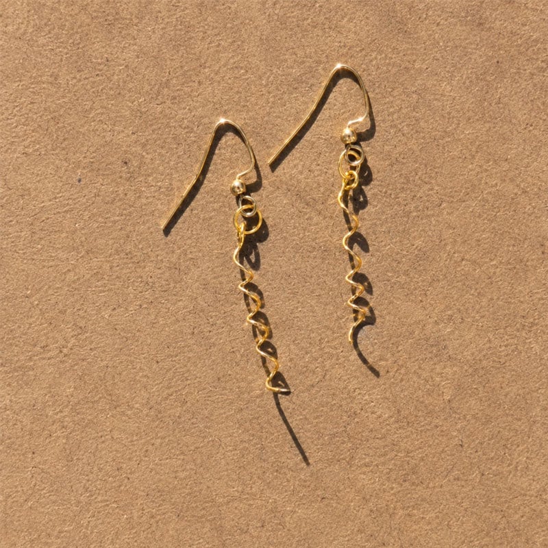 🔥Limited Time 50% Off✨14K Spiral Ikebana Earrings