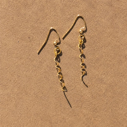 🔥Limited Time 50% Off✨14K Spiral Ikebana Earrings