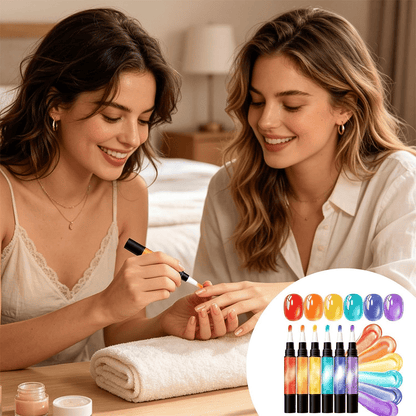 💅 Create Salon-Inspired Nails At Home ✨ 6PCS Gel Nail Art Pen Set