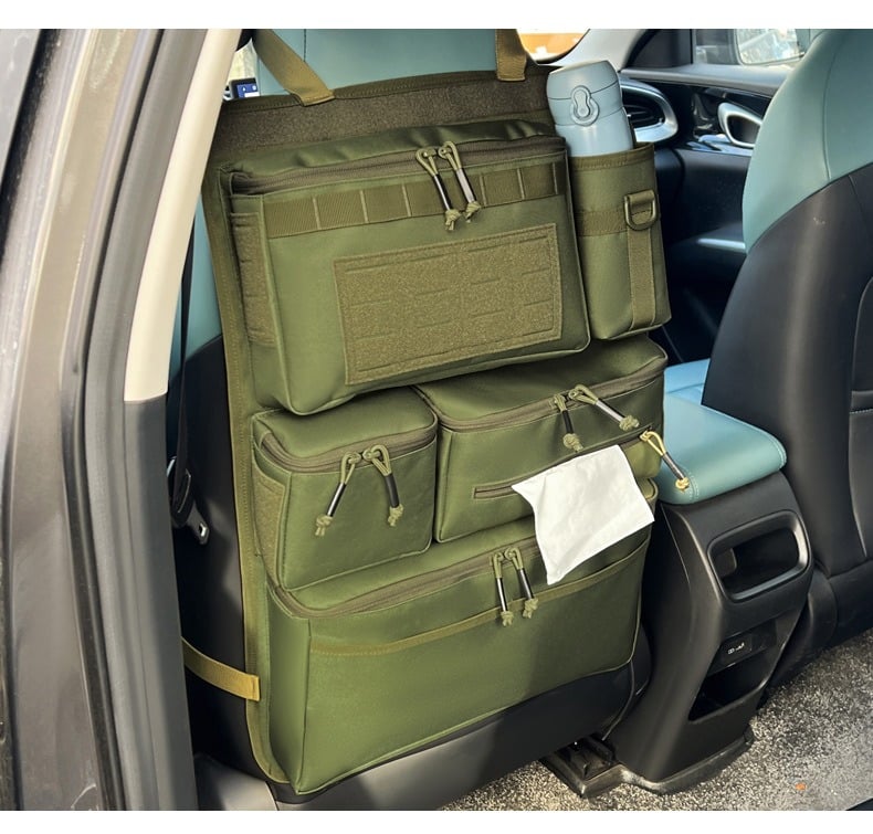 Tactical Multi-Functional Modular Car Seat Hanging Organizer Bag