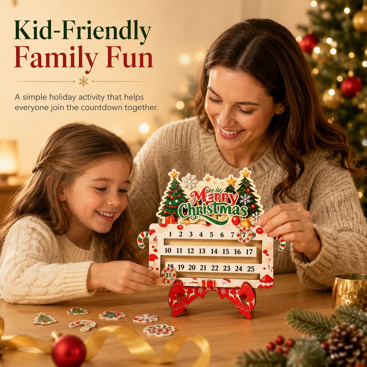 25-Day Christmas Countdown Ornament