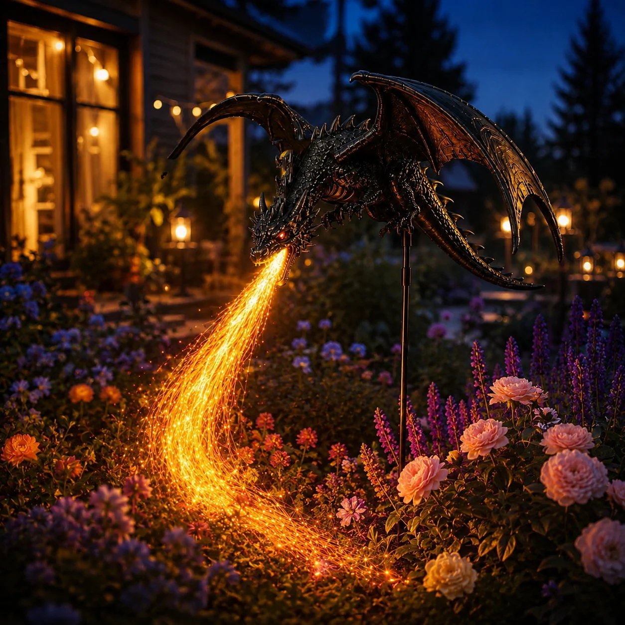 🔥Solar Dragon Fire Garden Light