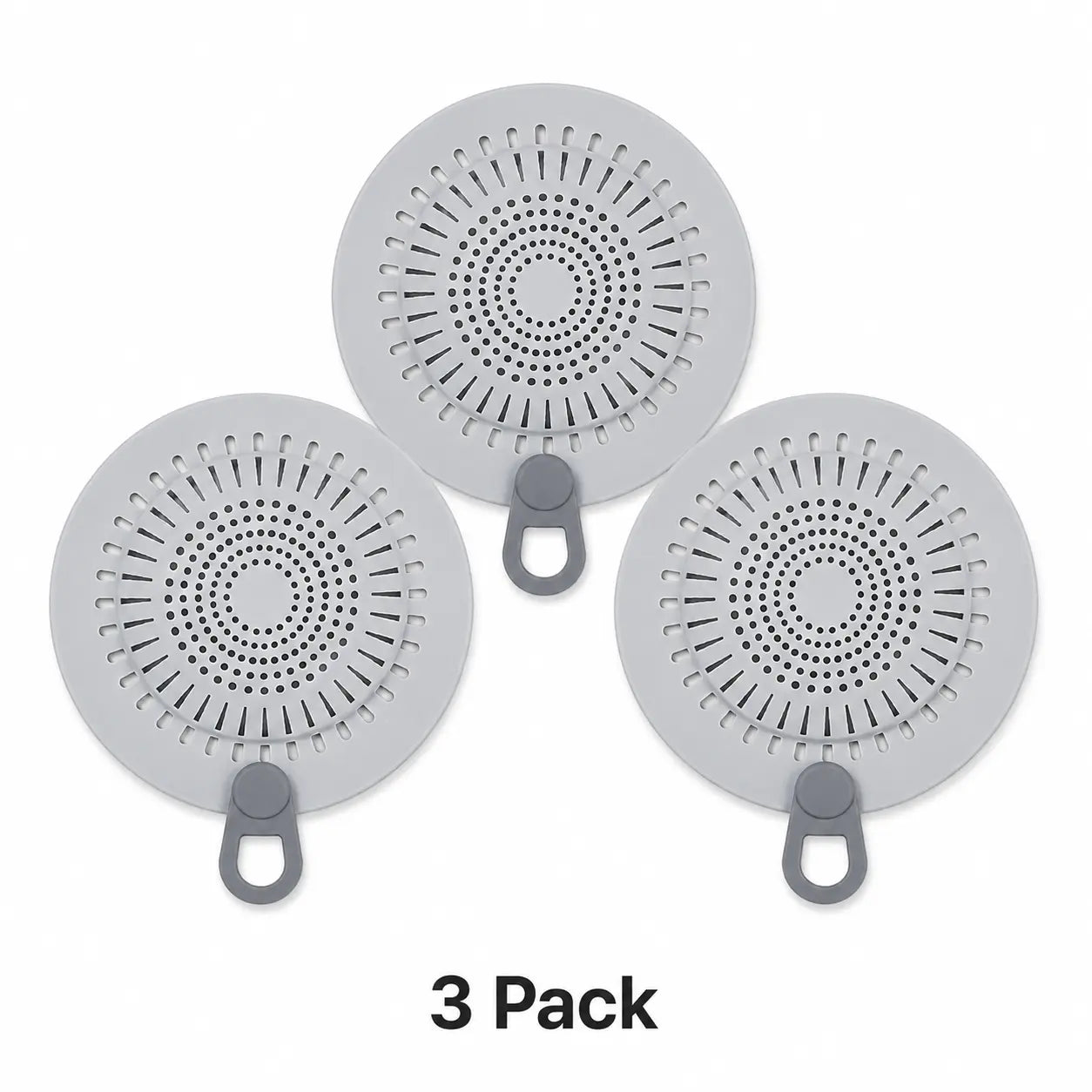 Silicone Hair Catcher Drain Cover – Flexible Shower & Sink Strainer