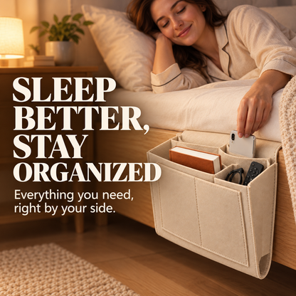 🔥  Bedside Hanging Organizer – Keep Essentials Within Reach