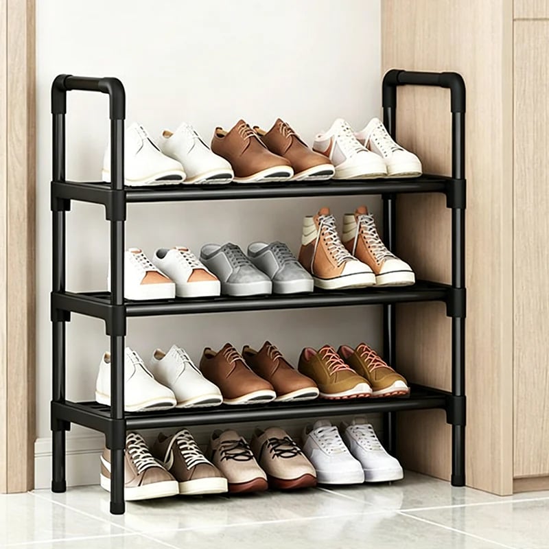 👟Multi-layer Shoe Storage Shelf | Sturdy· Stackable· Space-Saving