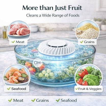 🥬 Fruit & Vegetable Washer – Chemical-Free, Removes Pesticides & Bacteria Instantly