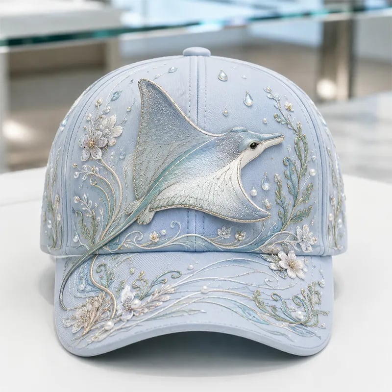 🔥 Last Day 49% OFF – 🌊 3D Ocean Creatures Printed Cap