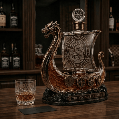 🐉 The Viking's Honour - Limited Edition Crystal Whiskey Decanter