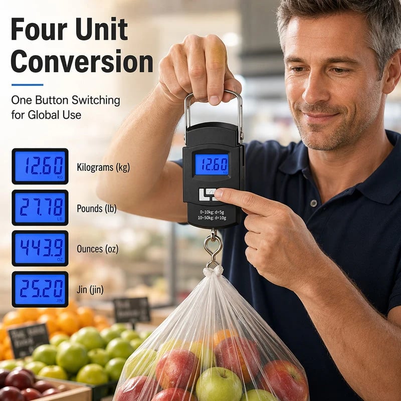 💥Buy 1 get 1 free 🔥Mini Portable Digital Luggage Scale