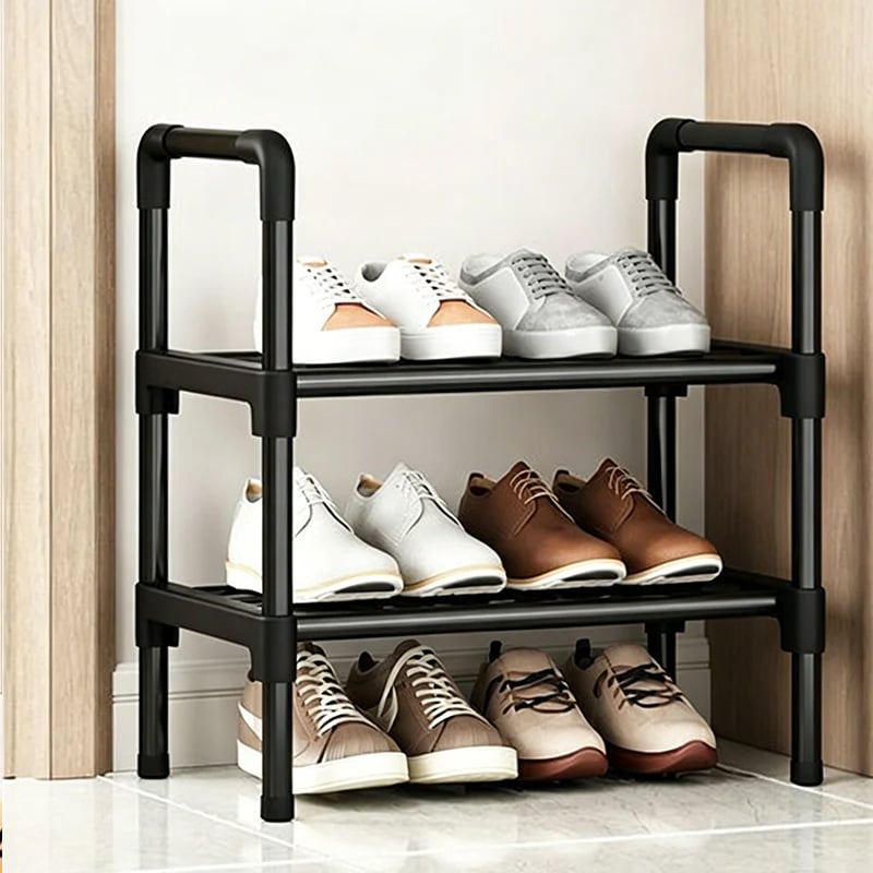 👟Multi-layer Shoe Storage Shelf | Sturdy· Stackable· Space-Saving
