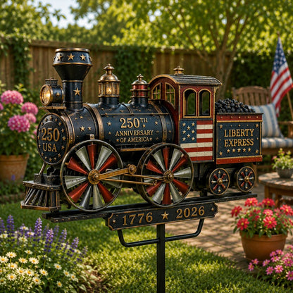 🔥Limited time 50% OFF🔥🚂USA 250 “Liberty Express” Train Garden Wind Spinner