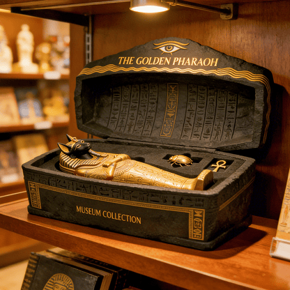 The Golden Pharaoh Anubis Sarcophagus Museum Collection