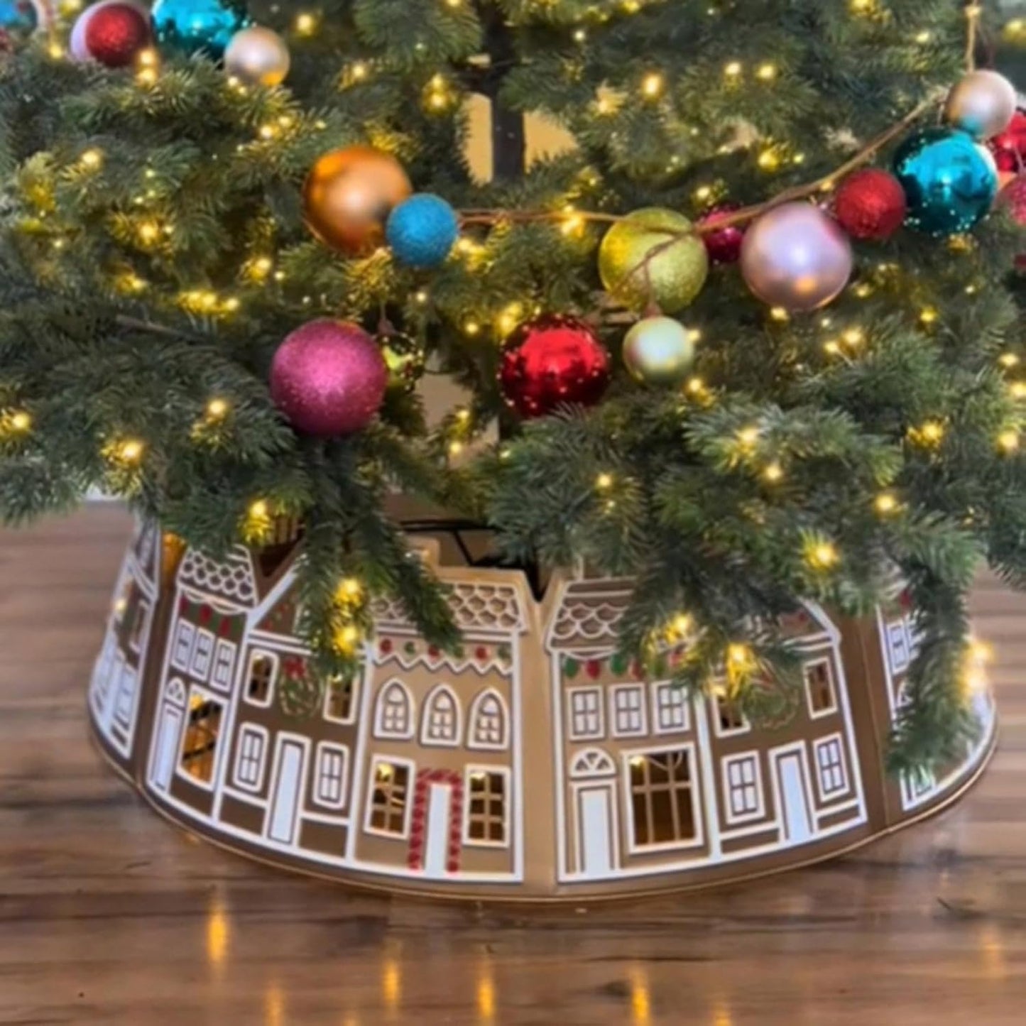 ✨LED Gingerbread Christmas Tree Collar✨