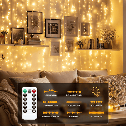 🎉Remote-Control Led Curtain Light